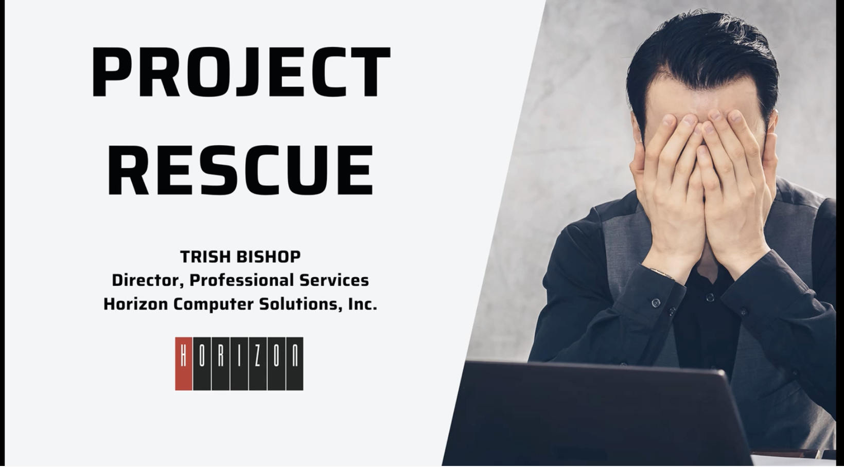 Project Rescue: How to Get Your Project Back on Track | PMI North ...